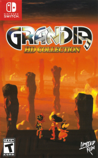 Grandia HD Collection Playstation 4 US box art